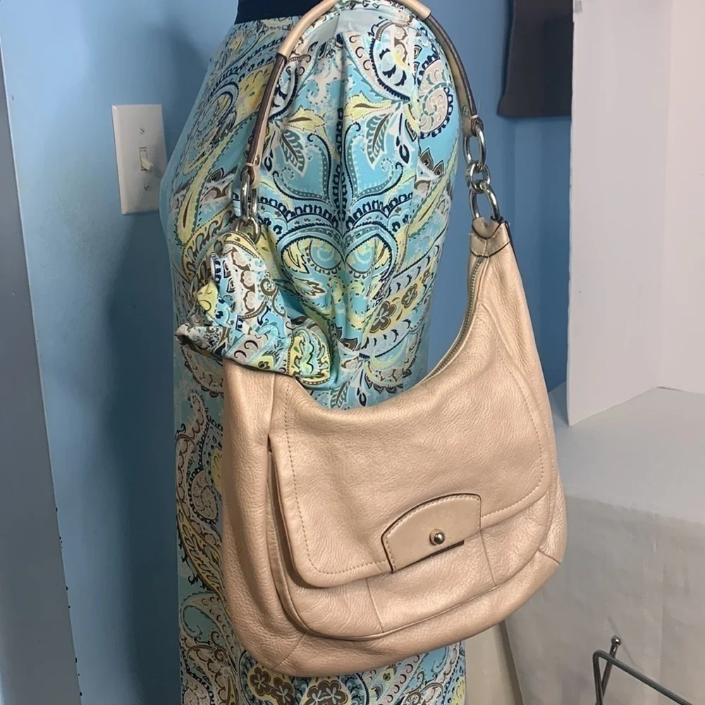 KRISTIN LEATHER HOBO (COACH F22306)